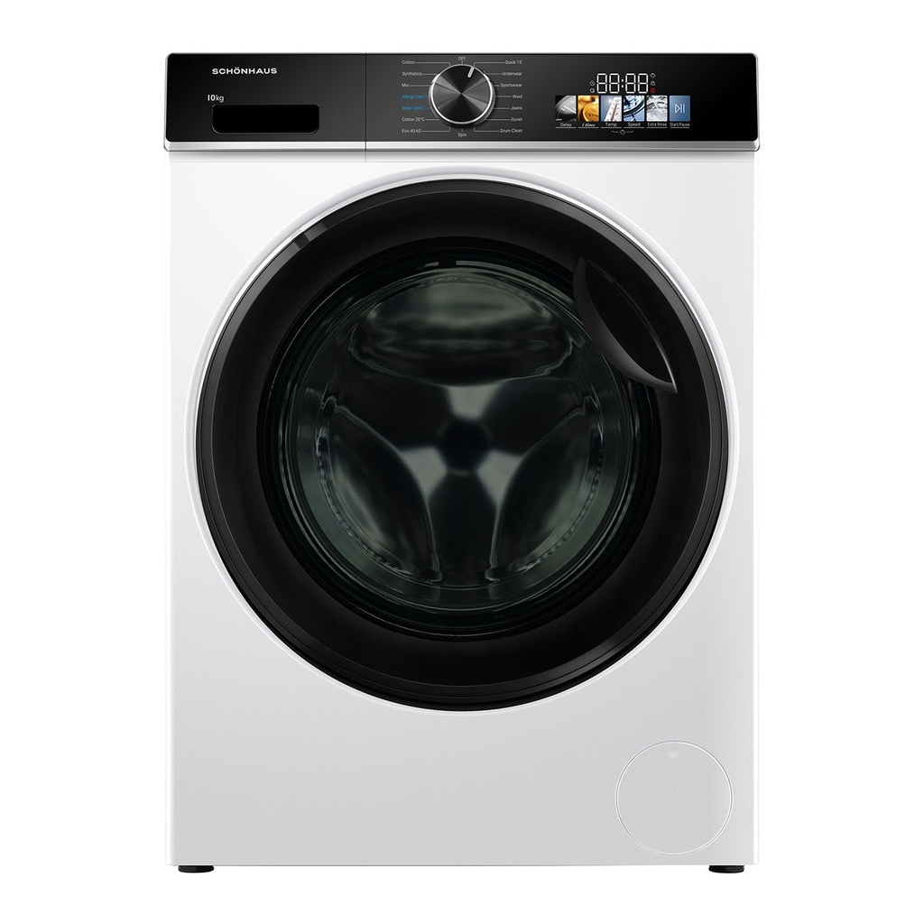 Schonhaus WMSF011014AW 10kg Washing Machine - White
