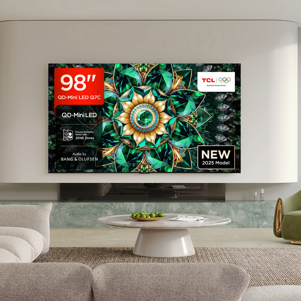 TCL 98Q7C-UK 98" 4K QD-Mini LED UHD Smart Google TV