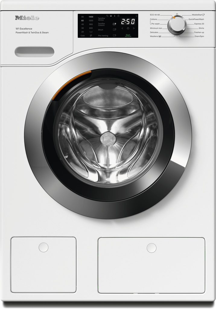[WEG885 WCS] Miele WEG885 WCS 9kg 1400 Spin Washing Machine - Lotus White