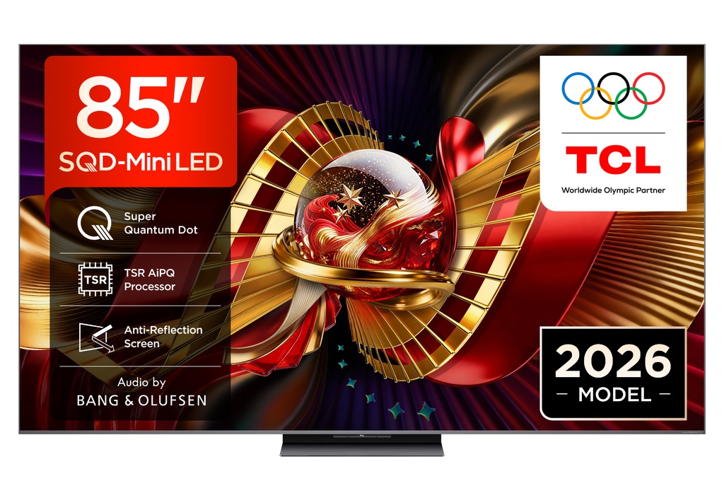 [85C8L-UK] TCL 85C8L-UK 85" 4K Ultra HD QD-Mini LED Google TV - Black