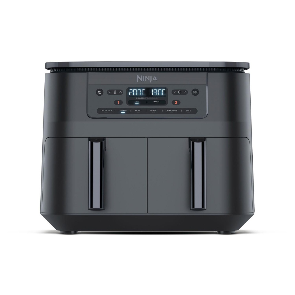 Ninja DZ300UK 7.6 litre 6-in-1 Dual Zone Air Fryer - Gun Metal Grey
