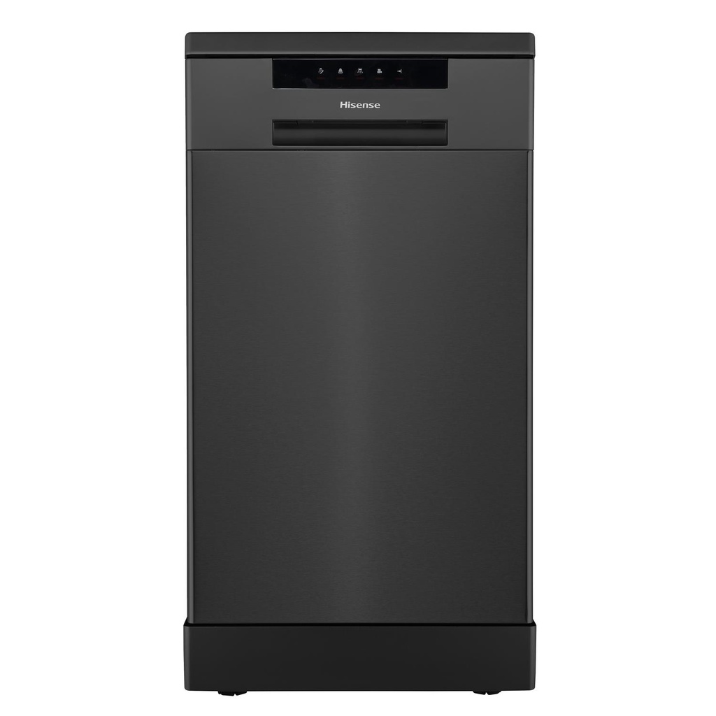 [HS523E15BUK] Hisense HS523E15BUK Slimline Dishwasher - Black - 10 Place Settings