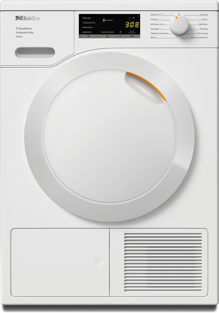 [TEA525 WP] Miele TEA525 8kg Heat Pump Tumble Dryer - White