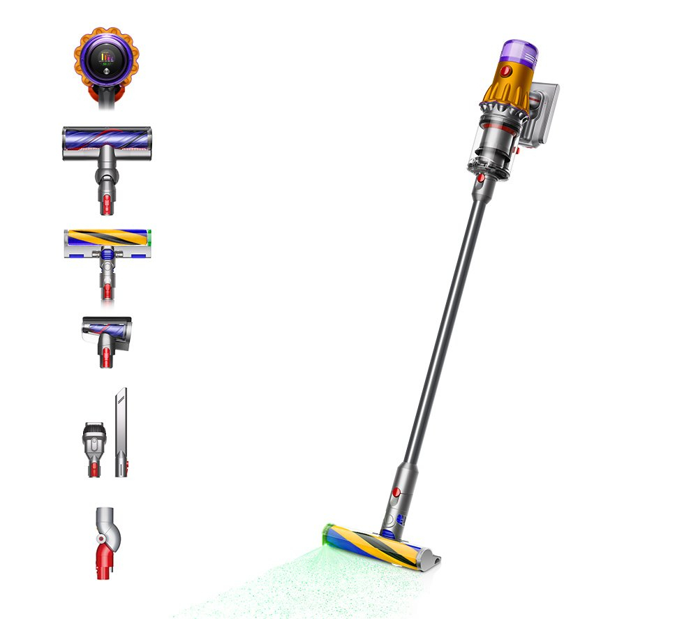 [V12-2023] Dyson V12-2023 Detect Slim Absolute Cordless Stick Vacuum – 60 Minutes run time – Nickle