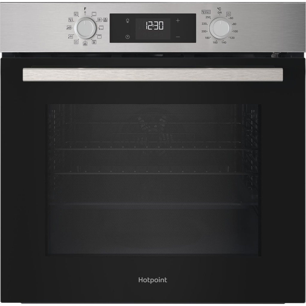 Hotpoint HO278PXUK 60cm Built In Electric Single Oven - Silver