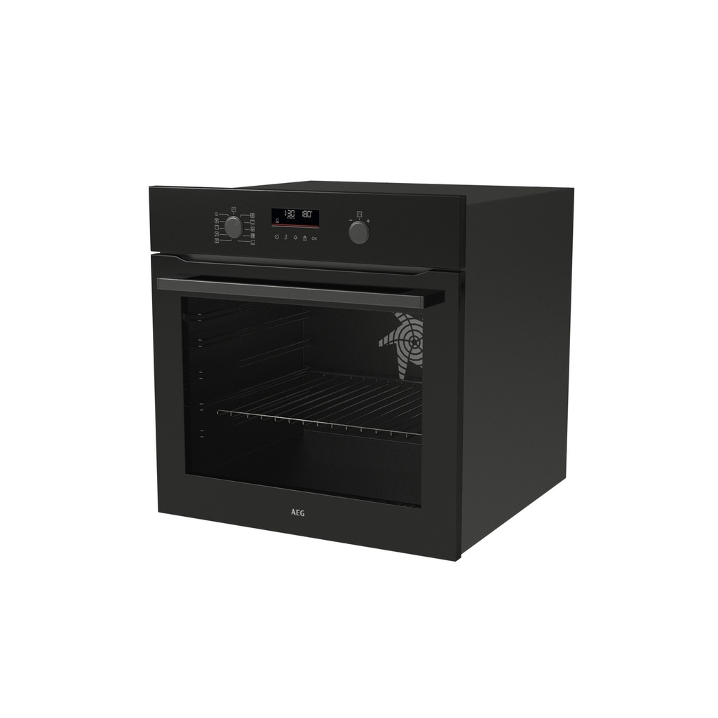 [OU5PB40XK] AEG OU5PB40XK 59.6cm Built In Electric Single Oven - Black