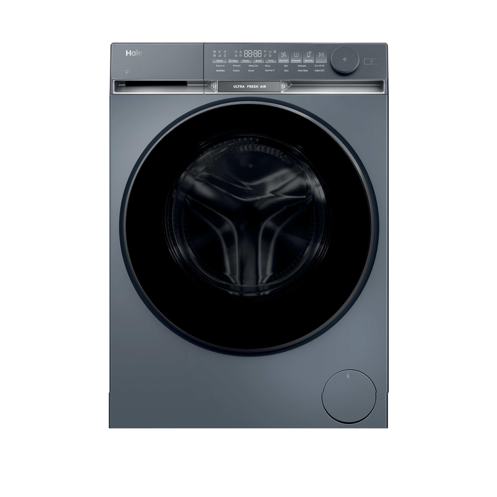 [HW100-B14387GUUK] Haier HW100-B14387GUUK 10kg, 1400 Spin Washing Machine - Graphite