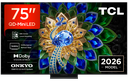 TCL 75A400U-UK 75" QD-MINI LED TV - Black