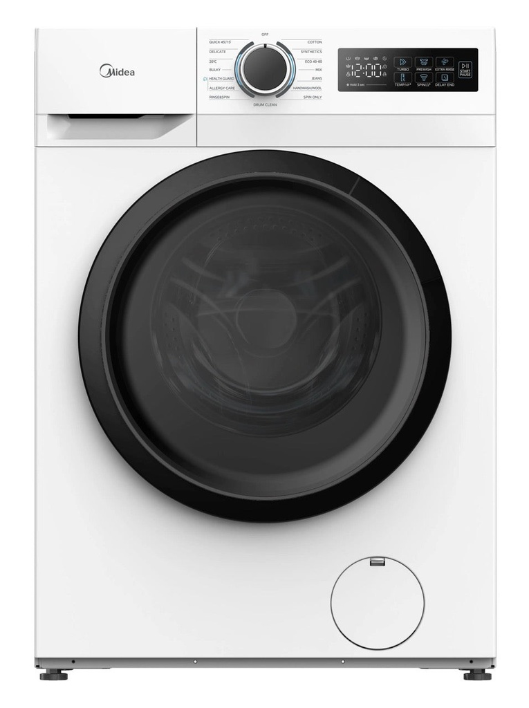 Midea MF110W100BA10WU 10kg 1400 Spin Washing Machine - White