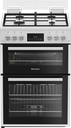 Blomberg GGRN655W 60cm Double Oven Gas Cooker with Gas Hob - White