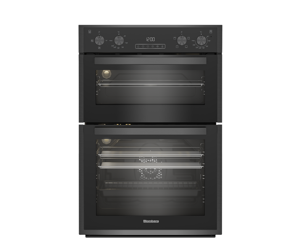 [RODN9202DX] Blomberg RODN9202DX 59.4cm Built In Electric Double Oven - Dark Steel